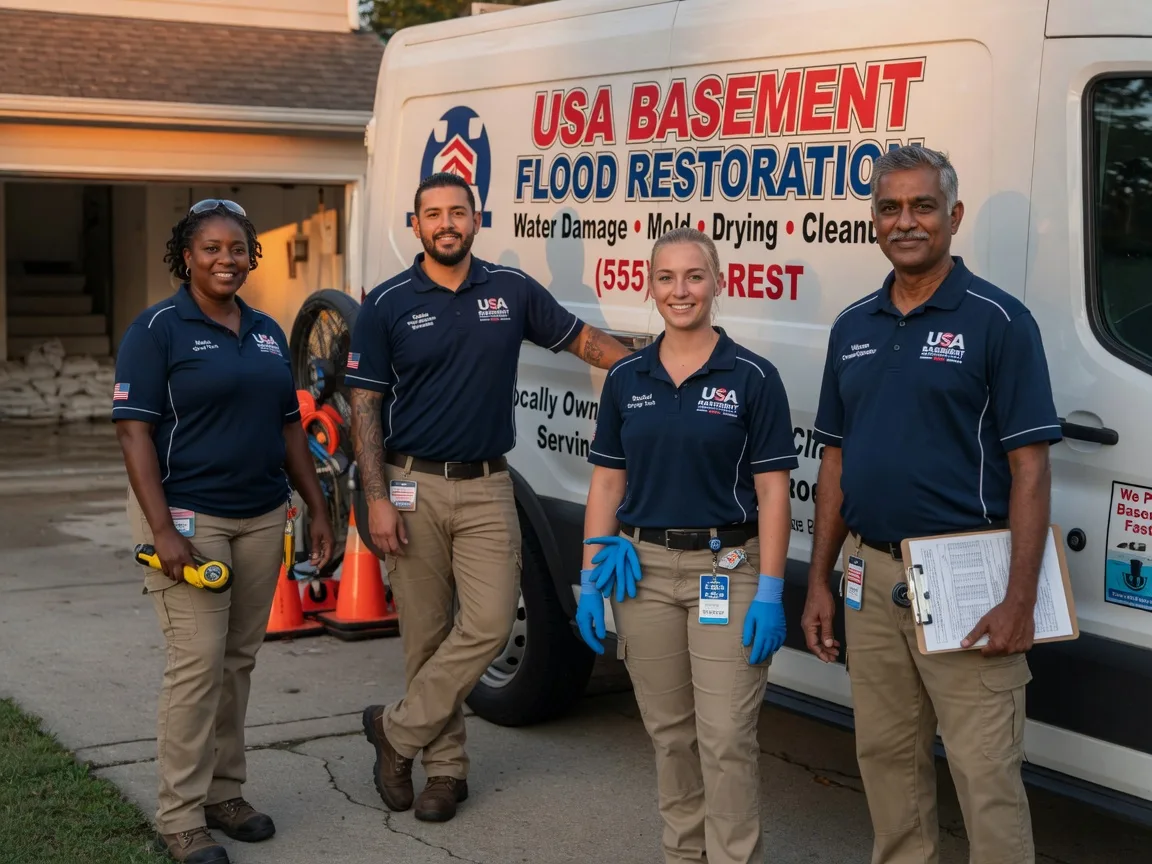 Basement Flood Cleanup company in New Bedford, IL